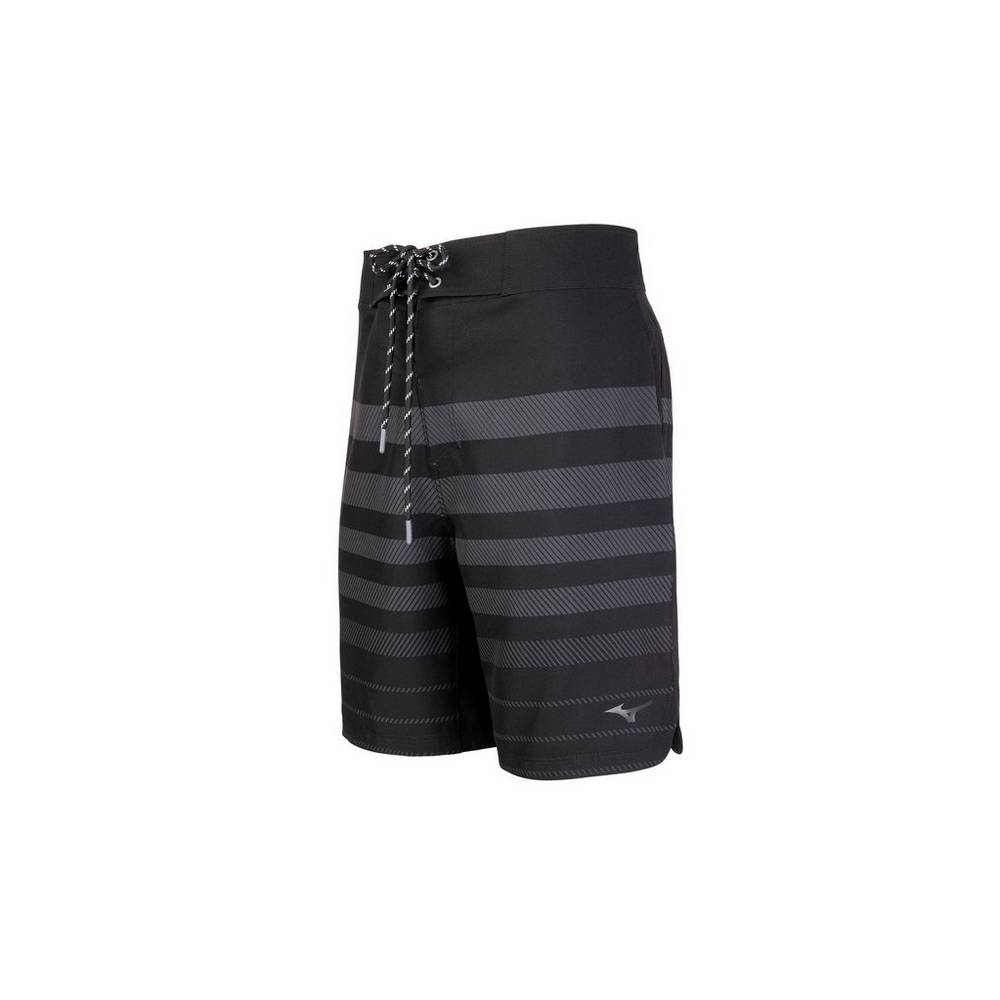 Panske Šortky Mizuno Boardshort Čierne Vypredaj PDLX12574